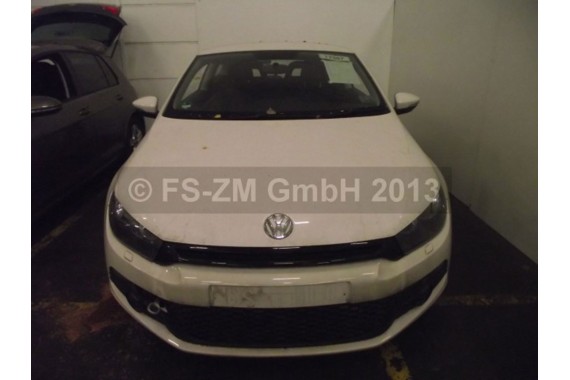 VW SCIROCCO LUSTERKO DRZWI LEWE 6 PIN kabli zewnętrzne elektrycznie składane LB9A - biel candy 1K8 6pin