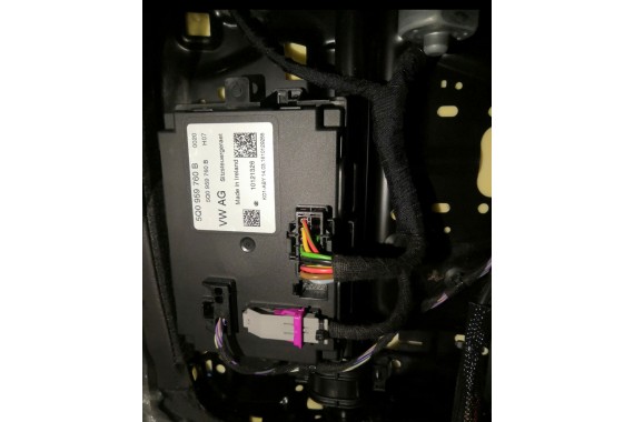 VW GOLF 7 LIFT GTD FOTELE KOMPLET FOTELI siedzeń 5G siedzenia tapicerka skóra czarny KOMBI Variant 5G9 VII 5Q0959760B 5Q0959760F