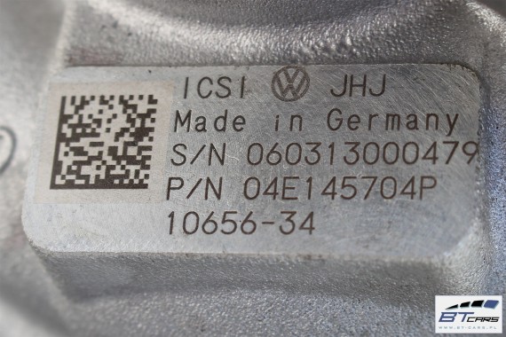VW AUDI SKODA TURBINA TURBOSPRĘŻARKA 04E145704P 04E 145 704 04E145704C 04E145721B 04E145721F 04E145704C 04E145703T 1.4 TSi SEAT
