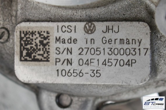 VW AUDI SEAT SKODA TURBINA TURBOSPRĘŻARKA 04E145704P 04E 145 704 P C 04E145704C 04E145721B 04E145721F 04E 145 721 B F  1.4 TSi