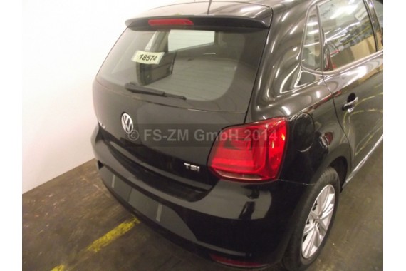 VW POLO FOTELE KOMPLET FOTELI siedzeń siedzenia tapicerka 6C 6C4 6C0 5-drzwiowy welur w kolorze czarno-szarym LIFT FL