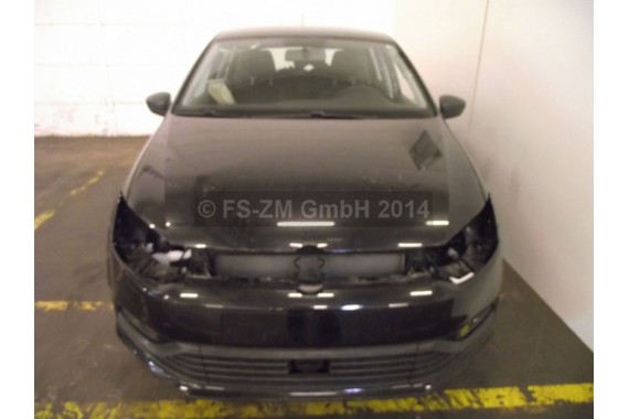 VW POLO PRZÓD 6C LC9X maska błotniki zderzak pas przedni lampy wzmocnienie lampa błotnik 6C Kolor 2T LC9X głęboka czerń 6C0 2T2T