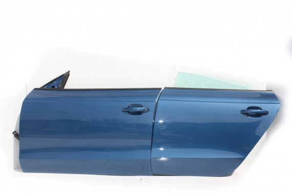 AUDI A5 SPORTBACK DRZWI LEWE PRZÓD + TYŁ STRONA LEWA przednie + tylne 2 sztuki 8T8 Kolor LX5V Q9Q9 niebieski 8T8831051 8T8833051
