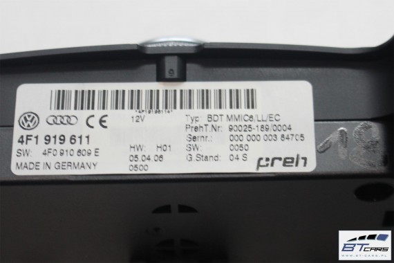 AUDI A6, FL PANEL GAŁKA MMI 2G 4F1919611 4F1919611F 4F1919611M sterowanie 2G 4F przebieg 191km 4F0910609E  4F1919611 4F1919611F