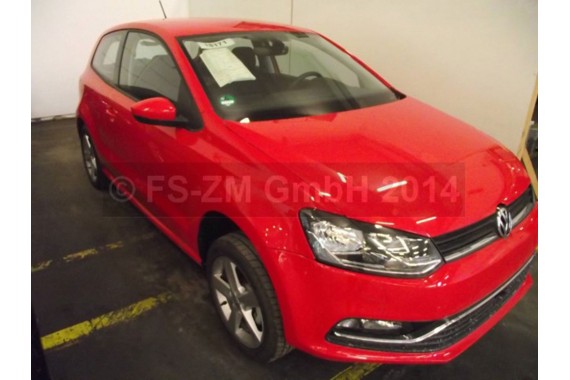 VW POLO DRZWI LEWE STRONA LEWA PRZÓD LP3G 6R 6C 3-drzwi 6R3 6C3 LP3G - czerwień flash