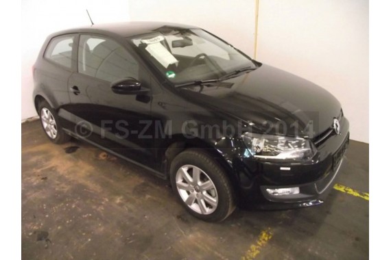 VW POLO FOTELE KOMPLET FOTELI siedzeń siedzenia tapicerka 6R 6R3 6R0 3-drzwiowy welur w kolorze czarnym