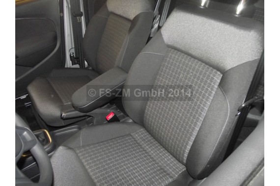 VW POLO FOTELE KOMPLET FOTELI siedzeń siedzenia tapicerka 6C 6C4 6C0 5-drzwiowy welur w kolorze czarno-szarym