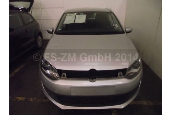 VW POLO FOTELE KOMPLET FOTELI siedzeń siedzenia tapicerka 6R 6R4 6R0 5-drzwiowy welur w kolorze czarno-szarym