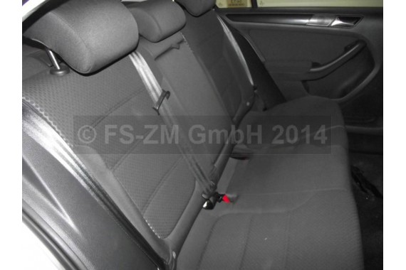 VW JETTA FOTELE KOMPLET FOTELI SIEDZEŃ TAPICERKA SIEDZENIA welur kolor czarny 5C