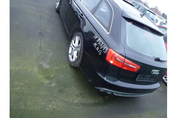 AUDI A6 S6 KOMBI TYŁ ZDERZAK tylny + KLAPA BAGAŻNIKA + LAMPY lampa Led ledy S-LINE 4G 4G9 4G0 Kolor LY9B czarny brylantowy AVANT