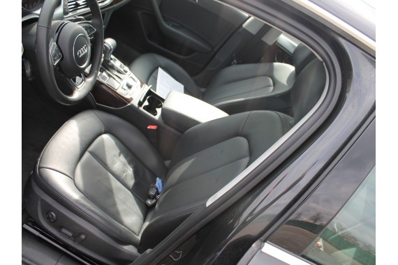 AUDI A6 4G SEDAN FOTELE KOMPLET FOTELI siedzeń siedzenia fotel tapicerka 4G5 skóra kolor czarny USA C7