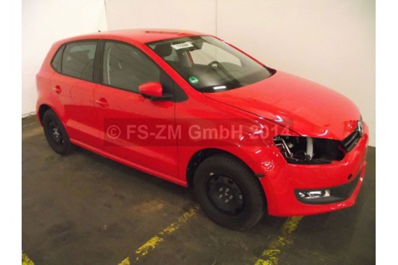 VW POLO FOTELE KOMPLET FOTELI siedzeń siedzenia tapicerka 6R 6R4 6R0 5-drzwiowy welur w kolorze czarno-szarym