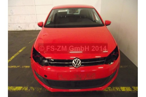 VW POLO FOTELE KOMPLET FOTELI siedzeń siedzenia tapicerka 6R 6R4 6R0 5-drzwiowy welur w kolorze czarno-szarym