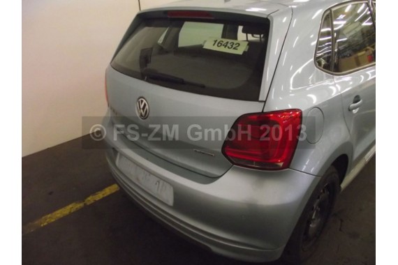 VW POLO FOTELE FOTELE KOMPLET FOTELI siedzeń siedzenia fotel tapicerka 6R 6C welurw kolorze czarnym i niebieskim 5-drzwiowy