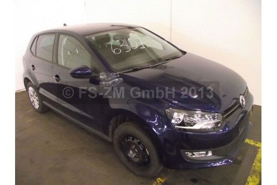 VW POLO 6R LD5Q PRZÓD maska błotniki zderzak pas przedni lampy wzmocnienie błotnik lampa Kolor: LD5Q niebieski (shadow blue) 6R0