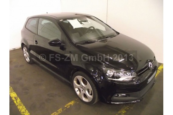 VW POLO FOTELE KOMPLET FOTELI siedzeń siedzenia tapicerka 6R 6R3 6R0 3-drzwiowy welur w kolorze czarno-szarym