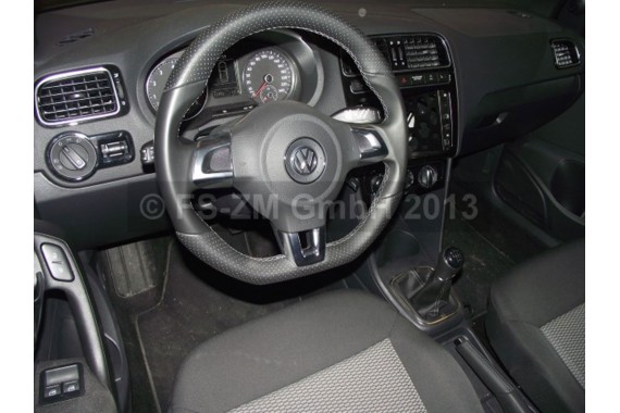 VW POLO FOTELE KOMPLET FOTELI siedzeń siedzenia tapicerka 6R 6R3 6R0 3-drzwiowy welur w kolorze czarno-szarym