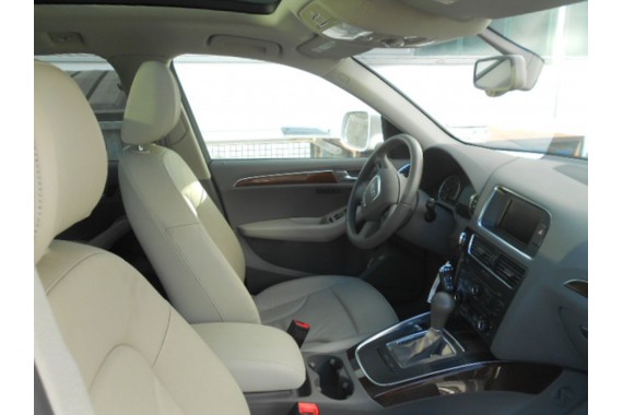 AUDI Q5 FOTELE KOMPLET FOTELI siedzeń siedzenia fotel tapicerka 8R skóra kolor szary USA