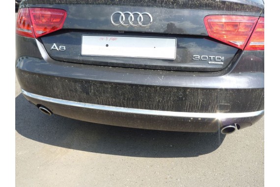 AUDI A8 4H D4 LX7U TYŁ ZDERZAK tylny + LAMPY + KLAPA BAGAŻNIKA + lampa Led ledy 4H0 2010-2014 Kolor: szary Oolonggrau 4H0807511