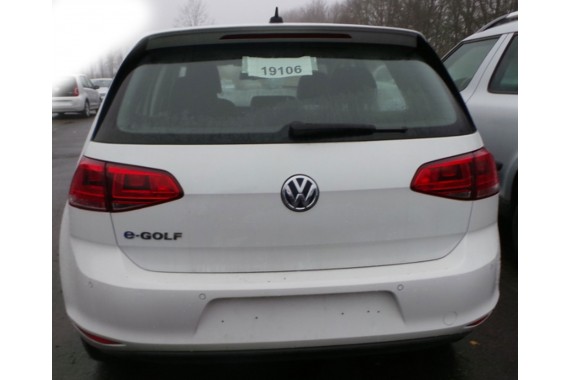 VW E-GOLF VII 7 TYŁ ZDERZAK tylny + KLAPA BAGAŻNIKA + LAMPY lampa Kolor: LC9A - biały (pure white) 5G