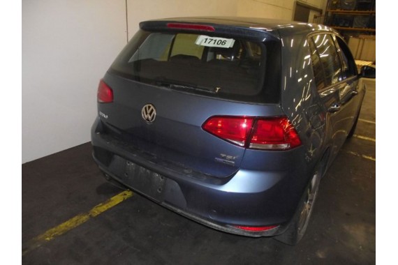 VW GOLF VII 7 TYŁ ZDERZAK tylny + KLAPA BAGAŻNIKA + LAMPY lampa Kolor: LA5J - niebieski (pacific blue) 5G