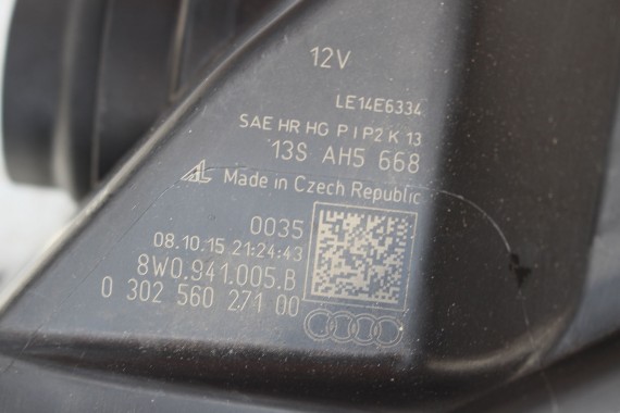AUDI A4 B9 LAMPY XENON PRZÓD PRZEDNIE 8W0941005B 8W0941006B 8W0 941 005 B 8W0941006B 8W B9 8W0941043B 8W0941044B LED 8W0941006B