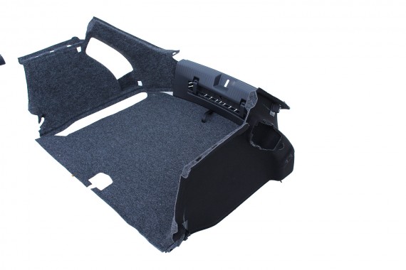 VW THE BEETLE BOCZKI BAGAŻNIKA + DYWAN 5C5867427D 5C5867428E 5C5863463C BOCZEK bagażnik tapicerka tył 5C5 1BS antracyt 5C5867427