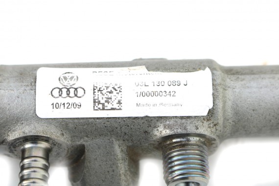 VW AUDI SEAT LISTWA WTRYSKOWA 03L130089J 03L130089N 03L130089 rozdzielacz paliwa diesel 2,0 TDi 03L130089J 03L130089N 03L130089J