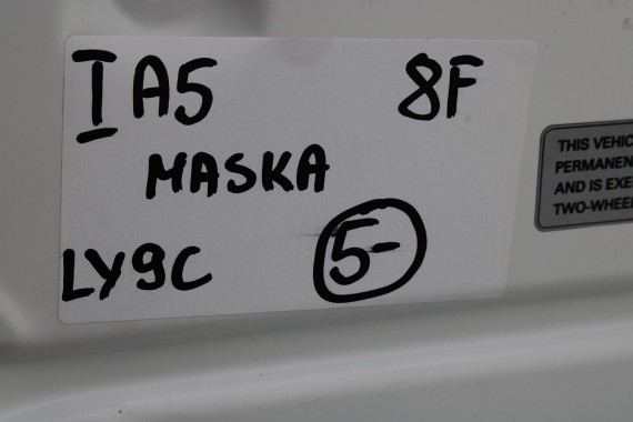 AUDI A5 8T CABRIO PRZÓD maska błotniki zderzak pas przedni błotnik lampy Xenon Led 8F LY9C 8T0941004AN 8T0941030AN 8T0941029AN
