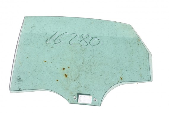AUDI A4 SEDAN SZYBA DRZWI LEWE 8W5845205 tył 8W5 845 205 lewa tylna kolor E1 zielony drzwiowa rok 2014 B9 8W 8W5845205 8W5845205