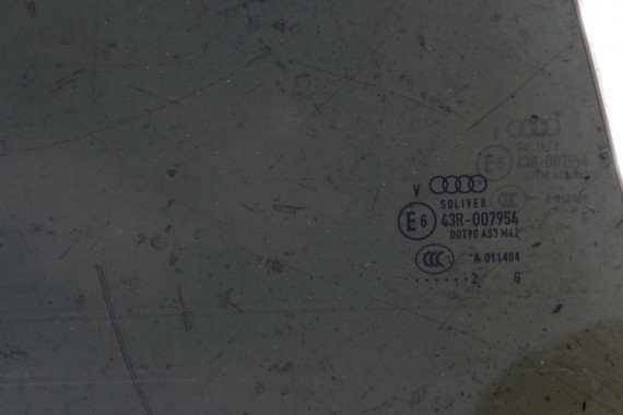 AUDI A6 KOMBI SZYBA DRZWI PRAWE 4G9845206 4G9845206A tył 4G9 845 206 A prawa tylna przyciemniana drzwiowa rok 2012 4G C7 AVANT