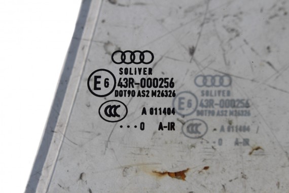AUDI A7 SZYBA DRZWI LEWE 4G8845025 4G8845025A tył 4G8 845 025 A lewa tylna podwójna laminowana  drzwiowa rok produkcji 2010 4G8