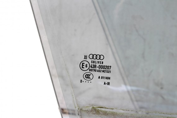 AUDI A6 SZYBA DRZWI PRAWE 4G0845022 4G0845022A prawa przód przednia podwójna laminowana drzwiowa rok 2010 4G0 845 022 A 4G