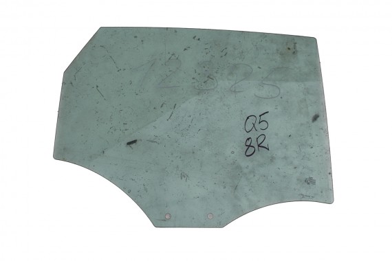 AUDI Q5 SZYBA DRZWI PRAWE 8R0845206  prawa tylna drzwiowa rok produkcji 2011 zielona E6 AS2 8R0 845 206 8R tył tylna