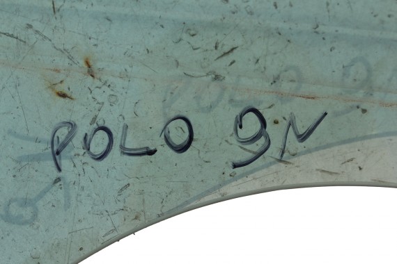 VW POLO SZYBA DRZWI LEWE 6Q4845201 6Q4845201C lewa przód przednia 6Q4 845 201 C kierowcy rok 2008  E1 AS2 zielony drzwiowa 9N