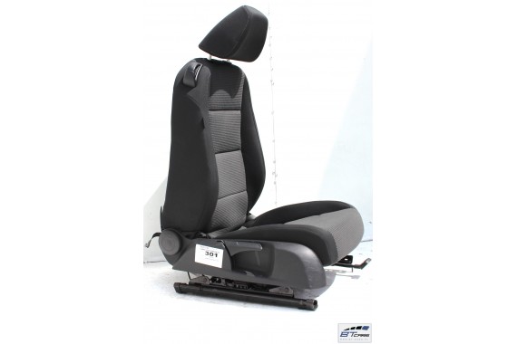 VW GOLF 6 VI CABRIO FOTELE KOMPLET FOTELI siedzeń siedzenia fotel tapicerka 5K 5K7 welur kolor czarny - szary