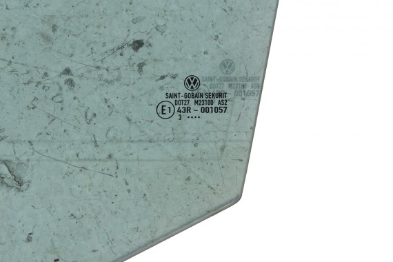 VW GOLF 5 V SZYBA DRZWI LEWE 1K6845025 lewa TYŁ tylne 1K6 845 025 rok 2003  E1 AS2 zielona drzwiowa 1K6