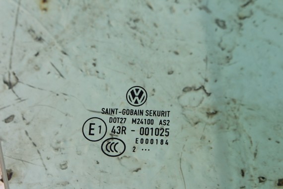 VW GOLF 7 SZYBA DRZWI PRAWE 5G4845202A prawa przód przednia pasażera 5G4845202 5G4845202B 5G4 845 202 2012 E1 drzwiowa 4D 5G