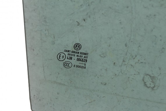 VW GOLF 7 VII SZYBA DRZWI PRAWE 5G4845202 prawa przód przednia pasażera 2014 E9 drzwiowa 4D 5G