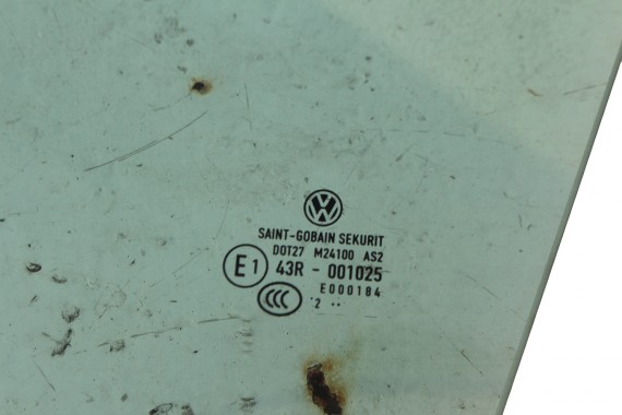 VW GOLF 7 SZYBA DRZWI LEWE 5G4845201B lewa przód przednia kierowcy 5G4845201 5G4845201A 5G4 845 201 B 2012 zielony drzwiowa 5G