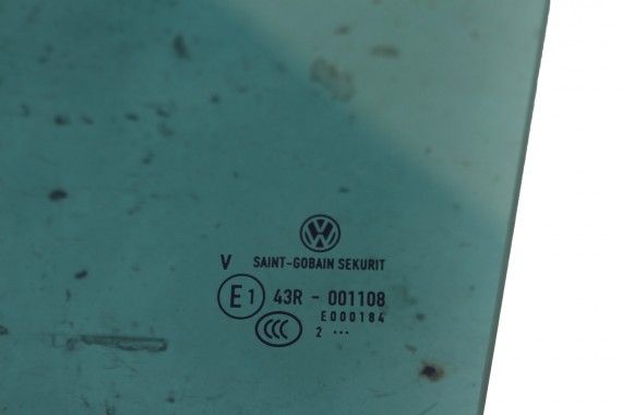 VW GOLF 7 VII SZYBA DRZWI LEWE 5G6845025A lewa tył tylna 5G6 845 025 A rok 2012 zielony przyciemniany drzwiowa 5G4 5G6