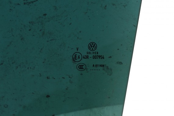 VW PASSAT B7 KOMBI SZYBA DRZWI LEWE 3C9845025 lewa tył tylna 3C9 845 025 rok 2011 zielony przyciemniany E6 drzwiowa 3C 3C9 2011-