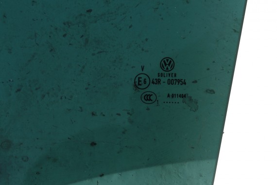 VW PASSAT B7 KOMBI SZYBA DRZWI LEWE 3C9845025 lewa tył tylna 3C9 845 025 rok 2011 zielony przyciemniany E6 drzwiowa 3C 3C9 2011-
