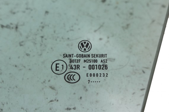 VW PASSAT CC SZYBA DRZWI LEWE 3C8845201 lewa przód przednia kierowcy 3C8 845 201 rok 2007 zielony E1 AS2 drzwiowa 3C 2008-