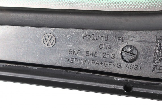 VW TIGUAN SZYBA DRZWI LEWE 5N0845213E lewa tył tylna 5N0 845 213 E  rok 2014 kolor zielony przyciemniany E6 AS3 drzwiowa 5N  FL
