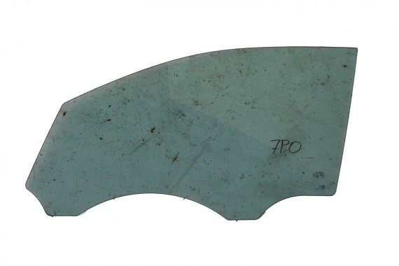 VW TOUAREG SZYBA DRZWI LEWE 7P6845021 7P6845021B lewa przód przednia kierowcy 7P6 845 021 2010  E2 AS2  zielony drzwiowa 7P 7P0