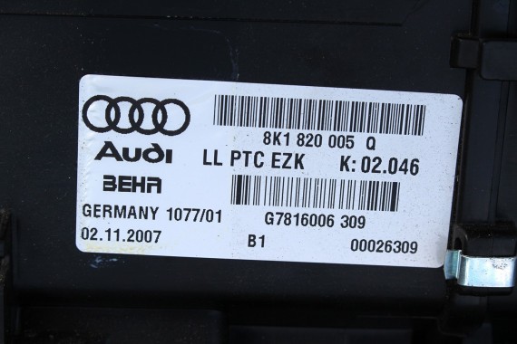 AUDI A4 A5 Q5 NAGRZEWNICA DMUCHAWA 8K1820005Q 8K 8T 8K1 820 005 8K1820005Q 8K1820005Q 8K1820005Q 8K1820005Q 8K1820005Q 8K1820005