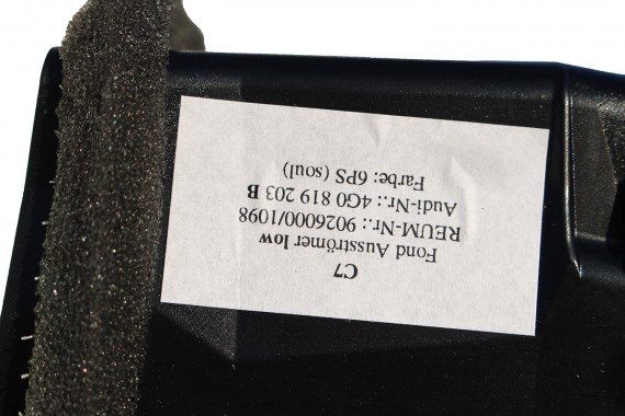 AUDI WLOTY KRATKI NAWIEWU 4G0819203B 4G0819203C 4G0 819 203 B C TUNELU ŚRODKOWEGO 6PS - soul A6 A7 4G 4G8  4G0819203B 4G0819203C