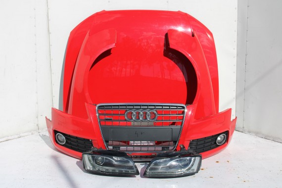 AUDI A5 S-LINE 8T LZ3M PRZÓD maska błotniki zderzak pas przedni wzmocnienie błotnik lampy Xenon Led Kolor: LZ3M - czerwony 8T