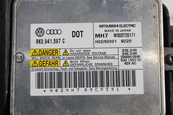 AUDI A5 S-LINE 8T LZ3M PRZÓD maska błotniki zderzak pas przedni wzmocnienie błotnik lampy Xenon Led Kolor: LZ3M - czerwony 8T